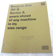 VINTAGE 1968 BUCYRUS ERIE 30B