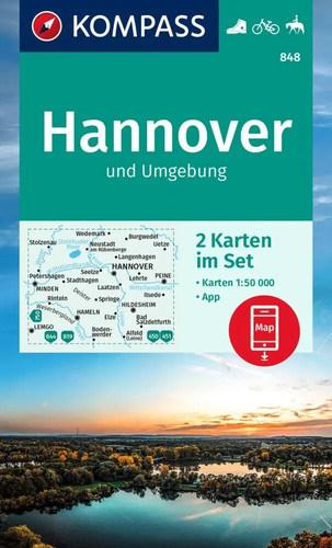 Kompass wanderkarten set - wanderkarten-set, 848