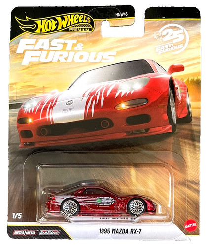Hot wheels 1995 mazda - rx7, 1/5