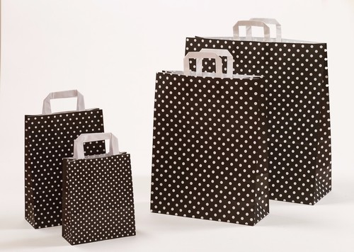 Papiertragetaschen punkte dots - papiertragetaschen,