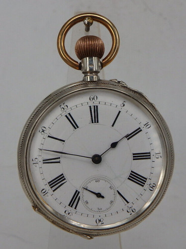 Offene herrentaschenuhr - offene,