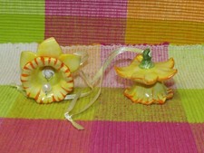 V&B VILLEROY & BOCH - MINI FLOWER BELLS - Porzellan Anhänger Osterglocke  OVP