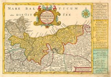 Pommern Original Kupferstich