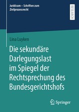 Die sekundre Darlegungslast im