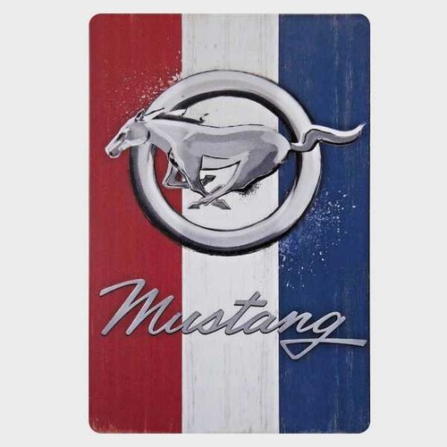 Blechschild ford mustang - blechschild,