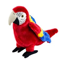 Kuscheltier vogel papagei rot - kuscheltier,