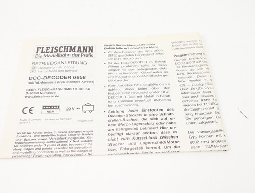 E1641 fleischmann - fleischmann, h0