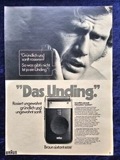 Braun sixtant 6006, Rasierer,   originale Werbung aus 1971