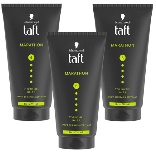 150ml schwarzkopf taft men - 3x,