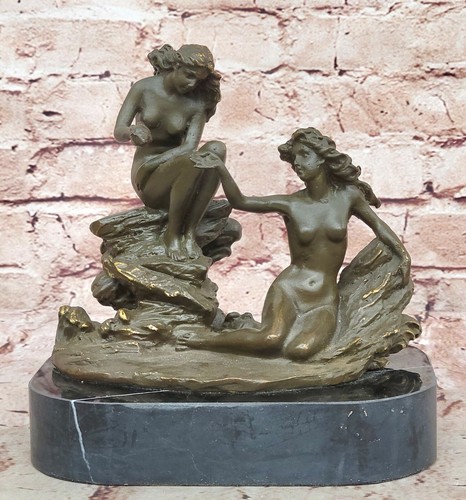 Figurative messingskulptur - figurative,