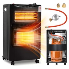 Gasheizung Katalytofen Gasheizer/Elektroheizung Gasheizgerät 4200W Heizstrahler