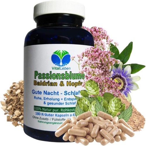 Baldrian hopfen passionsblume - hopfen,