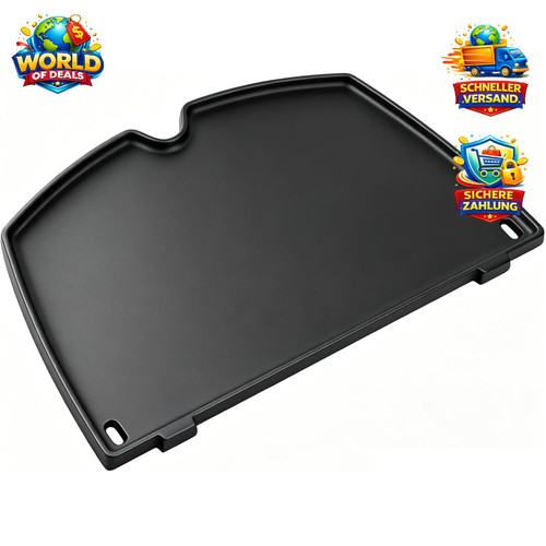 Gusseisen grillplatte 32x22cm - gusseisen,