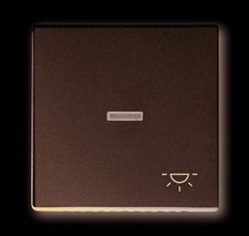 Busch-Jaeger 1789 LI-83 Wippe mit Aufdruck und kleiner transparenter Kalotte, fu