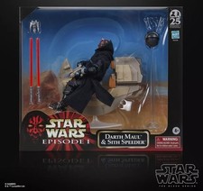 Hasbro Star Wars The Black Series Darth Maul & Sith Speeder 15 cm Set G0328 Neu