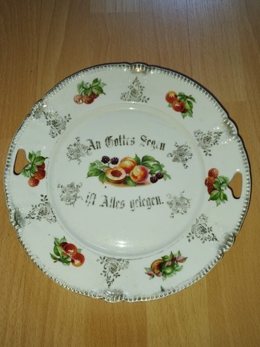 Alter obstteller mit goldenen - alter, obstteller,
