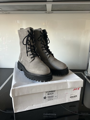Schnürstiefel grau gr - in,