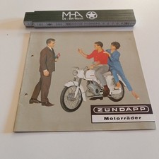 Original Prospekt Zündapp Motorrad KS 50 100 Moped Oldtimer N16