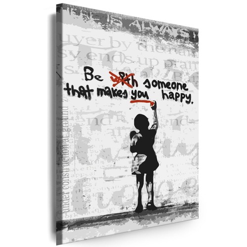 Leinwand bilder banksy - leinwand,
