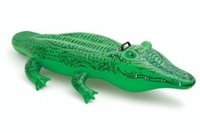 INTEX Reittier aufblasbar kleiner Alligator Wasserspielzeug ca. 168 x 86 cm
