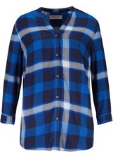 Bluse arm kariert - 3/4-arm, 36
