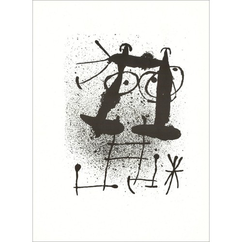 Miro joan lithographie - miro,