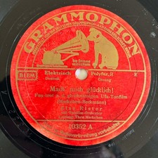 78 rpm ELSE ELSTER/THEO MACKEBEN "Mach mich glücklich" FILM FOXTROT 1935