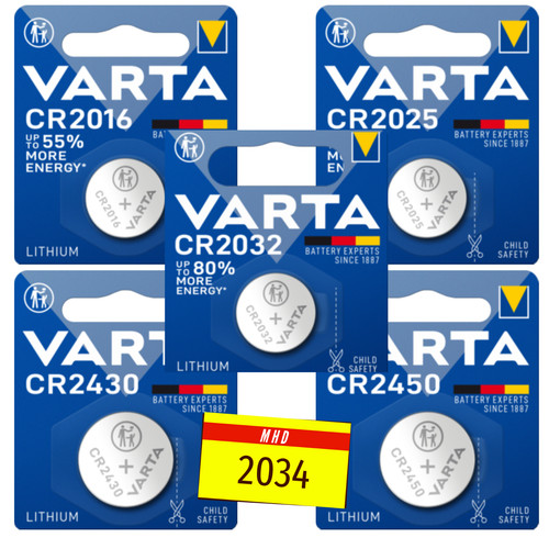 Varta lithium knopfzellen - varta,