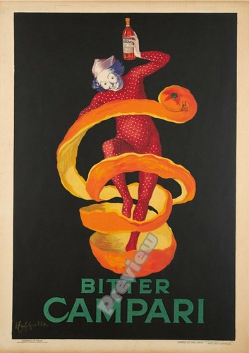 Vintage bitter campari werbung - bitter,