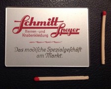 Werbe-Hand-Taschen-Spiegel,Werbung,Reklame,Schmitt- Speyer