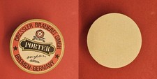 Dressler Brauerei Bremen Porter roter Kreis Brauerei Bierdeckel Bier