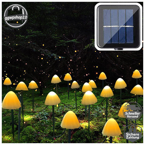 Led solar garten pilzlampe - solar,
