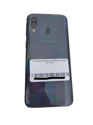 Samsung galaxy a40 - schwarz, |