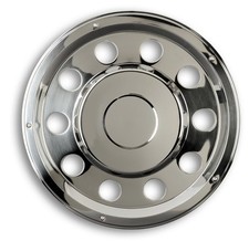 1x Radzierblende 22,5" gerade Edelstahl Radkappen Radblenden LKW V2A Radkappe