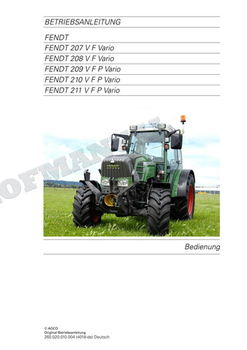 Fendt 207 208 - fendt,