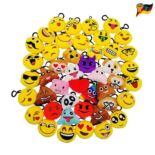 Mini plüsch emoticon - mini,