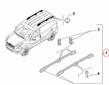 Dachträger Dachträger Original Fiat Doblo 735691857