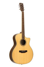 Vollmassiv Gitarre Crafter ES-OVKG GCE Fichte Ovangkol inkl Case Akustik Gitarre