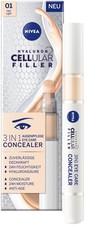 NIVEA Cellular 3in1 Augenpflege Concealer Make-Up mit Hyaluron 01 Hell 4ml
