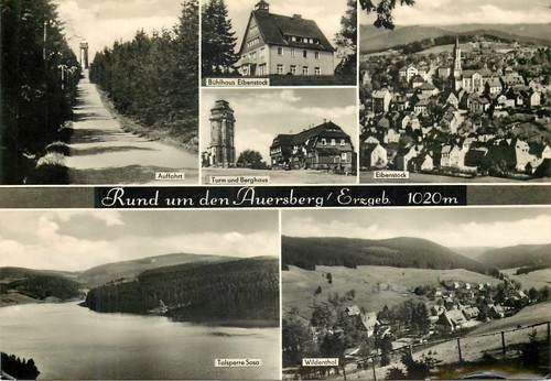 Ansichtskarte auersberg - ansichtskarte,