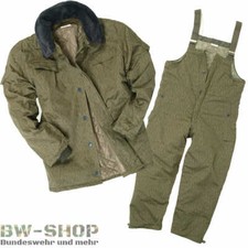 NVA WINTERJACKE / WINTERHOSE DDR JACKE / HOSE / SET LATZHOSE GEFÜTTERT WATTIERT
