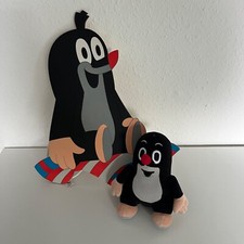 Der kleine Maulwurf Pauli Wandlampe + Stofftier Plüsch Lampe Nachtlicht Kinder