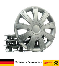 4x Leoplast Silber Radkappen