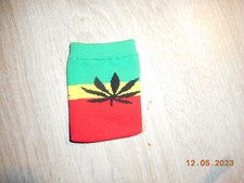 Handy-Socke Culture grün/ rot Söckchen Etui Beutel Handy-Tasche Schutz-Hülle