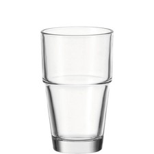 Leonardo Solo Trinkglas klar 6er-Set 370ml Wasserglas Latte-Macchiato Gläser