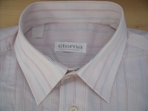 Eterna hemd flieder - hemd, weiß