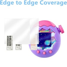 Wei?e klare Film-Displayschutzfolie f��r Tamagotchi Paradise quadratisch Vollbi