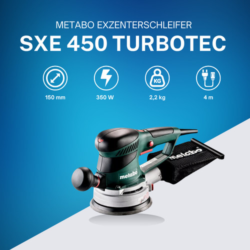 Metabo sxe 450 - 450, turbotec