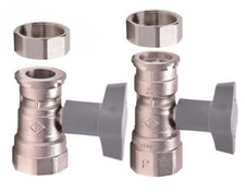 2x Bee Pumpenkugelhahn 1"