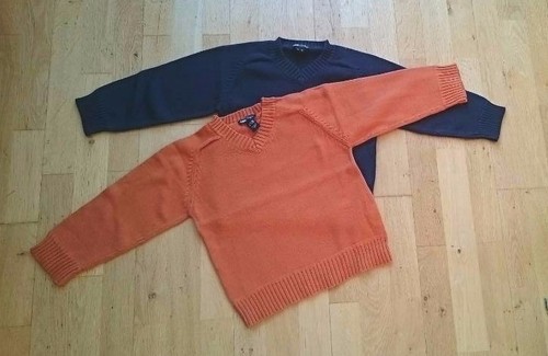 Pullover 98 blau - h&m,